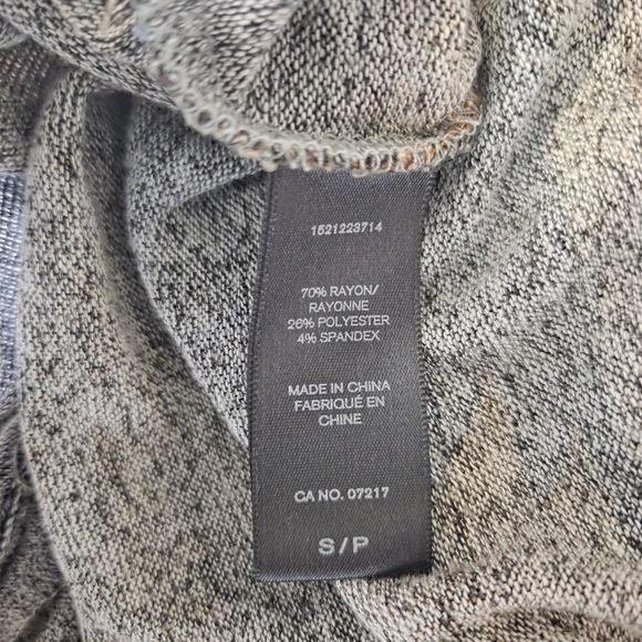 ⭐️Warehouse One Patterned Long Sleeve Top - Blue and Brown Size Small - Picture 4 of 5